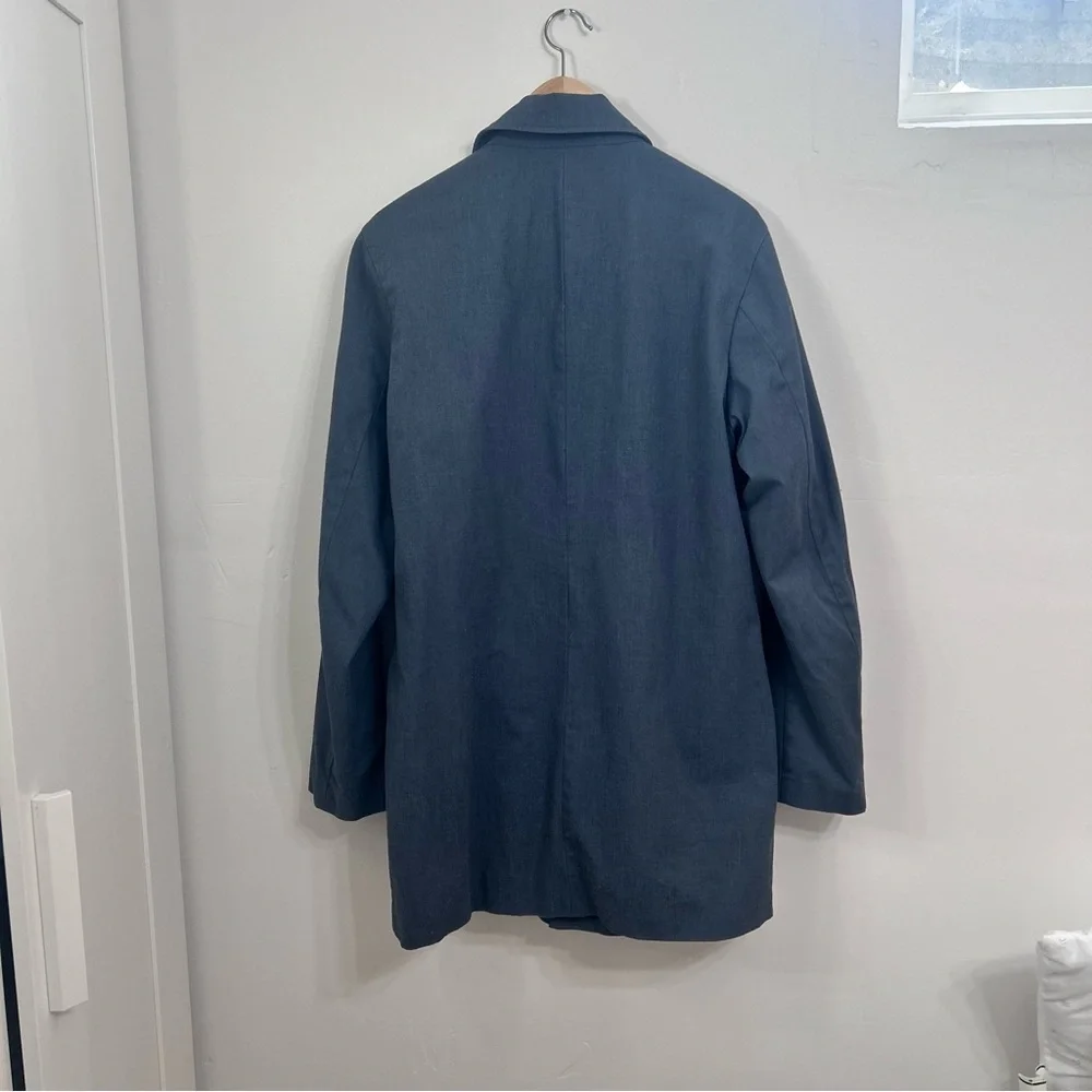 Banana republic men’s trench slate blue gray size medium